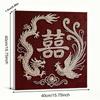 Dragon and Phoenix Bringing Auspiciousness Full 5D DIY Pearl Gem Art Diamond Painting Kits for Adults/Beginners Gift Idea Home Decor 15.7x15.7in