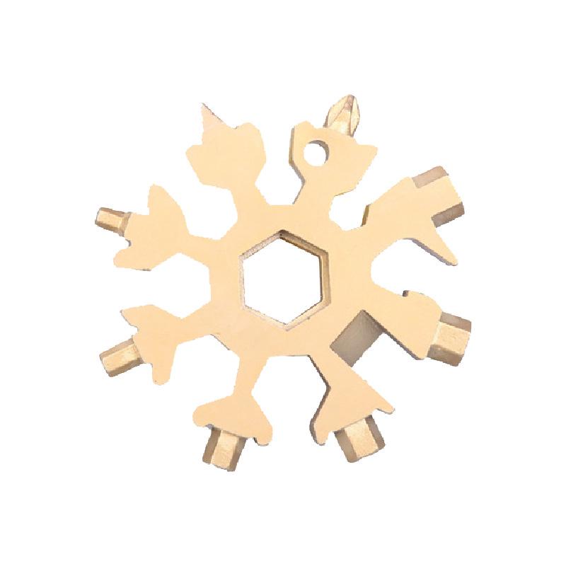 18-in-1 Multifunctional Snowflake Wrench & Screwdriver - Compact Octagonal Tool for Home Use