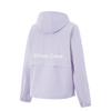 Li-Ning Lettuce Edge Water-Resistant Hooded Loose Cycling Camping Windproof Warm Outdoor Casual Short Jacket Women Jackets Sea-Salt-Purple AFDU942-3