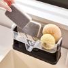 Quick Dry Kitchen Sink Storage Rack Suction Cup Sponge Drain Holder Dishcloth Organizer  Countertop