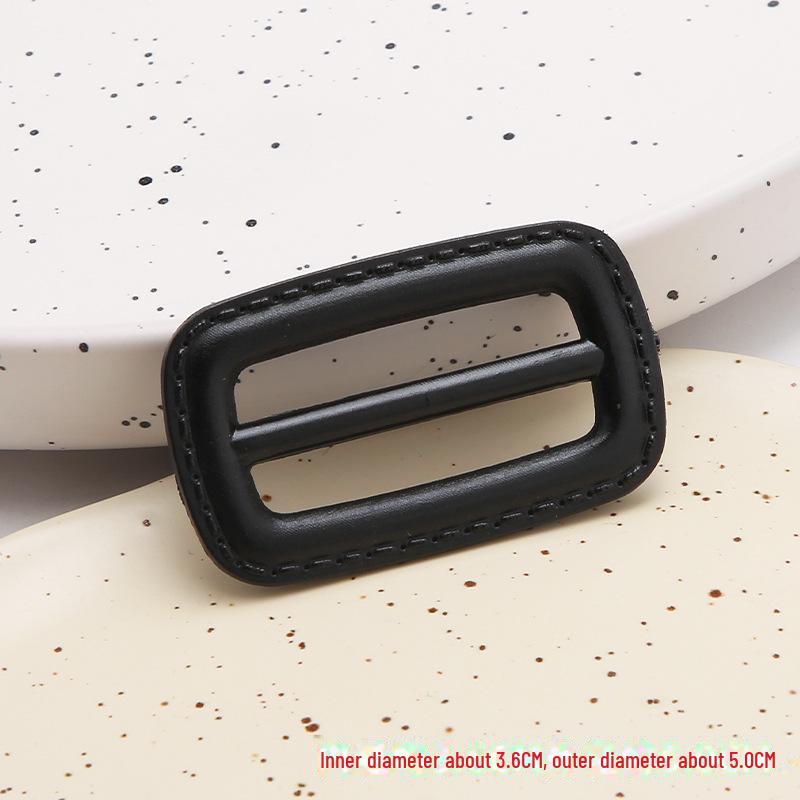 Japanese High-End Windbreaker with Rectangular Imitation Leather Buckle and Adjustable Backpack Strap