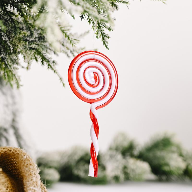 Christmas Decorations Childrens Gift Party Supplies Charms Christmas Lollipop Pendant Christmas Tree Decoration Visual Interest