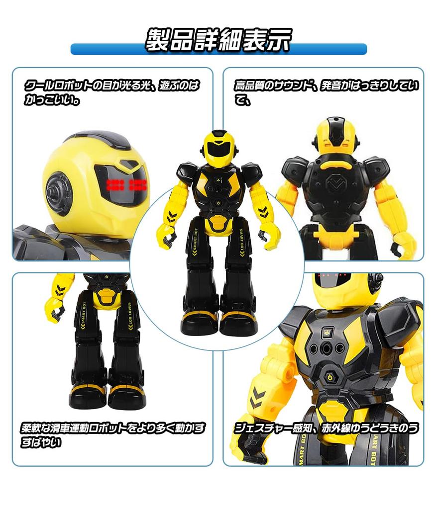 Topsky Electric Remote Controlled Multifunctional Radio Humanoid USB Educational Gesture Gift for Boys and Japanese Instruction Manual Robot, Toy,