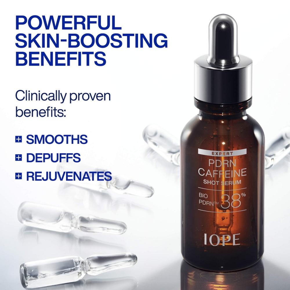 Iope Caffeine Shot Serum For Puffiness 1.01 Oz 30ml Expert Pdrn