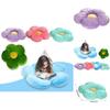 Cute Flower Cushion Home Decor Plush Toy With Colorful 6 Petal Cartoon Design