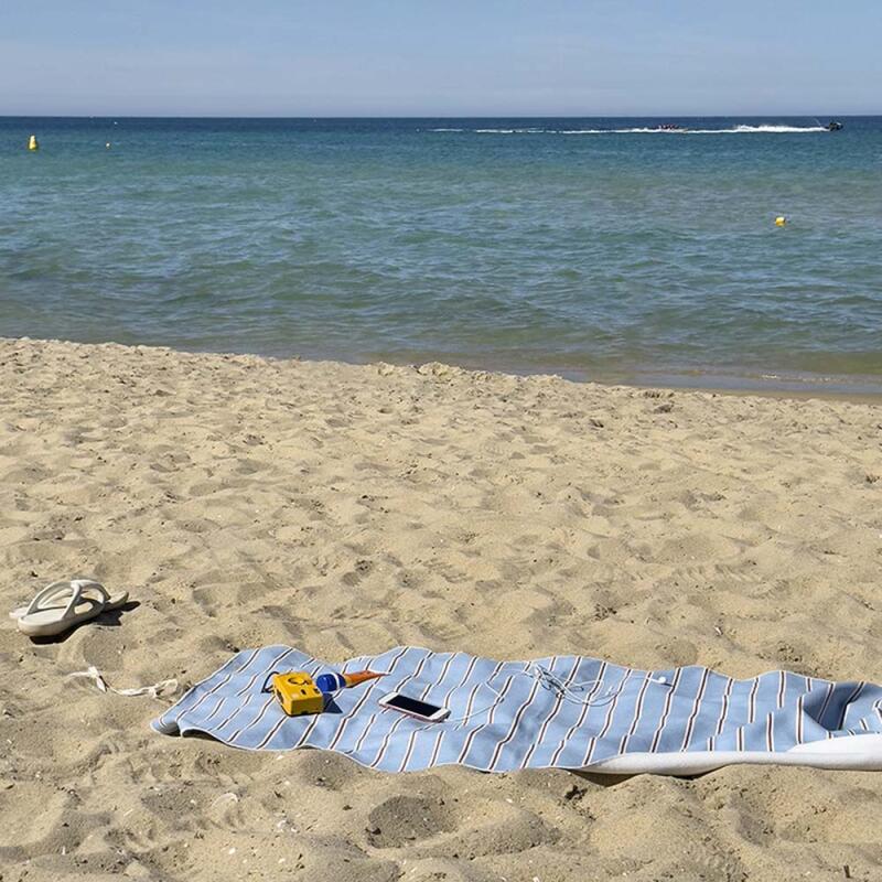 Preppy Stripe Beach Towel 65x140cm