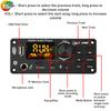 DC7-24V Color Screen BT MP3 Audio Decoder Board 6.5mm Microphone Recording Communication Mainboard 2x50W Amplifier 87.5-107.5MHz