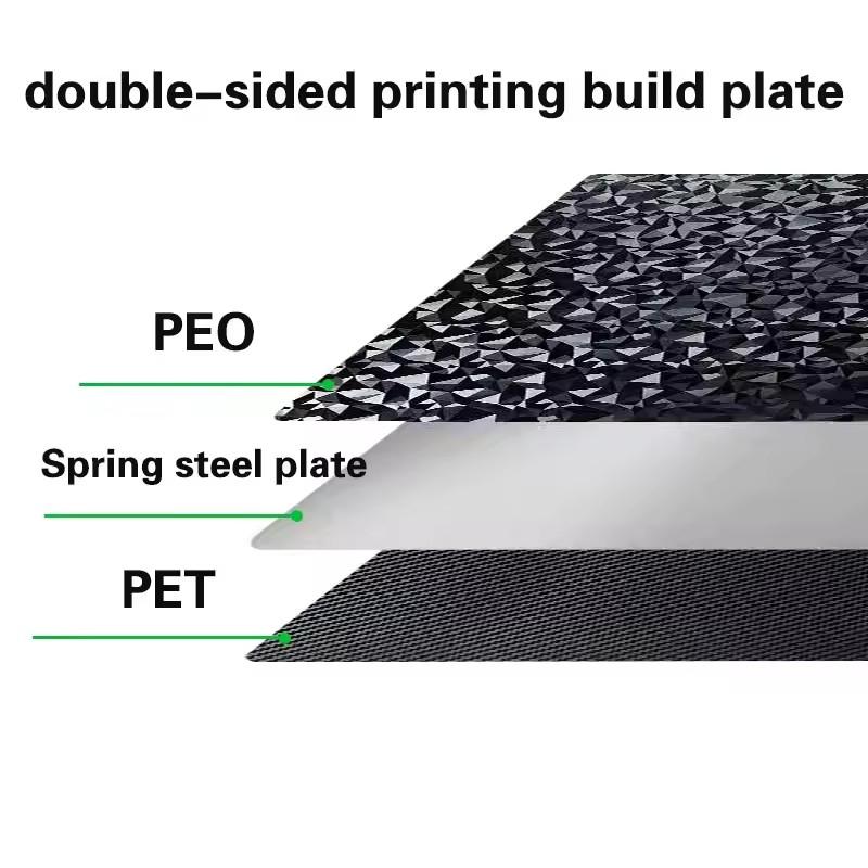 For Bambu Lab H2d Bed Double Sided Bambulab Smooth Build Plate 325x355mm Hiqh Quality For Bambu Lab H2D 3D Printer Accessories