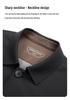 Mid-Length Lapel Business Casual Windbreaker for Men - Spring/Autumn Collection