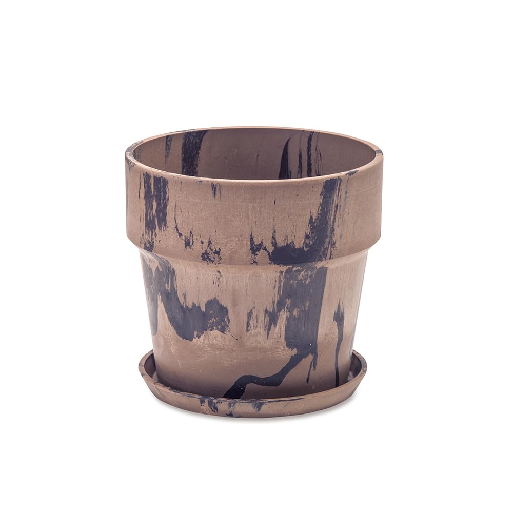 Posh Living Urban Plant Pot, Cinnamon/Charcoal, Size 5, 81106