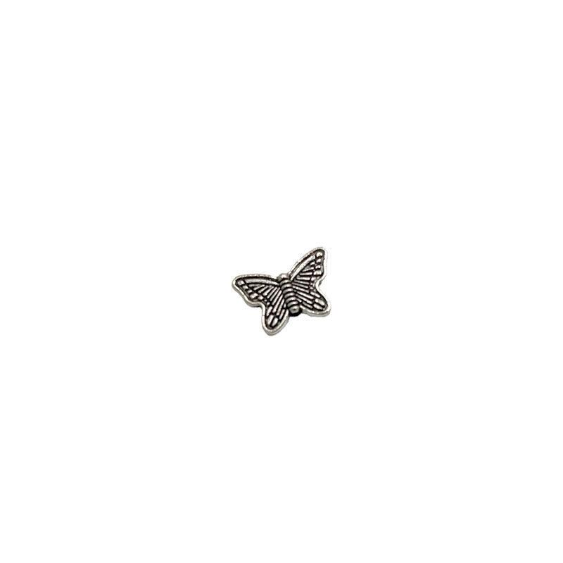 Tibetan Silver Alloy Butterfly Spacer Beads for DIY Handmade Bracelets