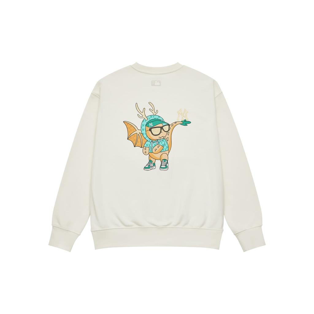 MLB SS24 Sweatshirt Unisex Cream 3AMTQ0141-50CRS