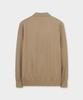 BROOKS BROTHERS Merino Wool Logo Polo Sweater (Beige) (Bbwtmnf301)