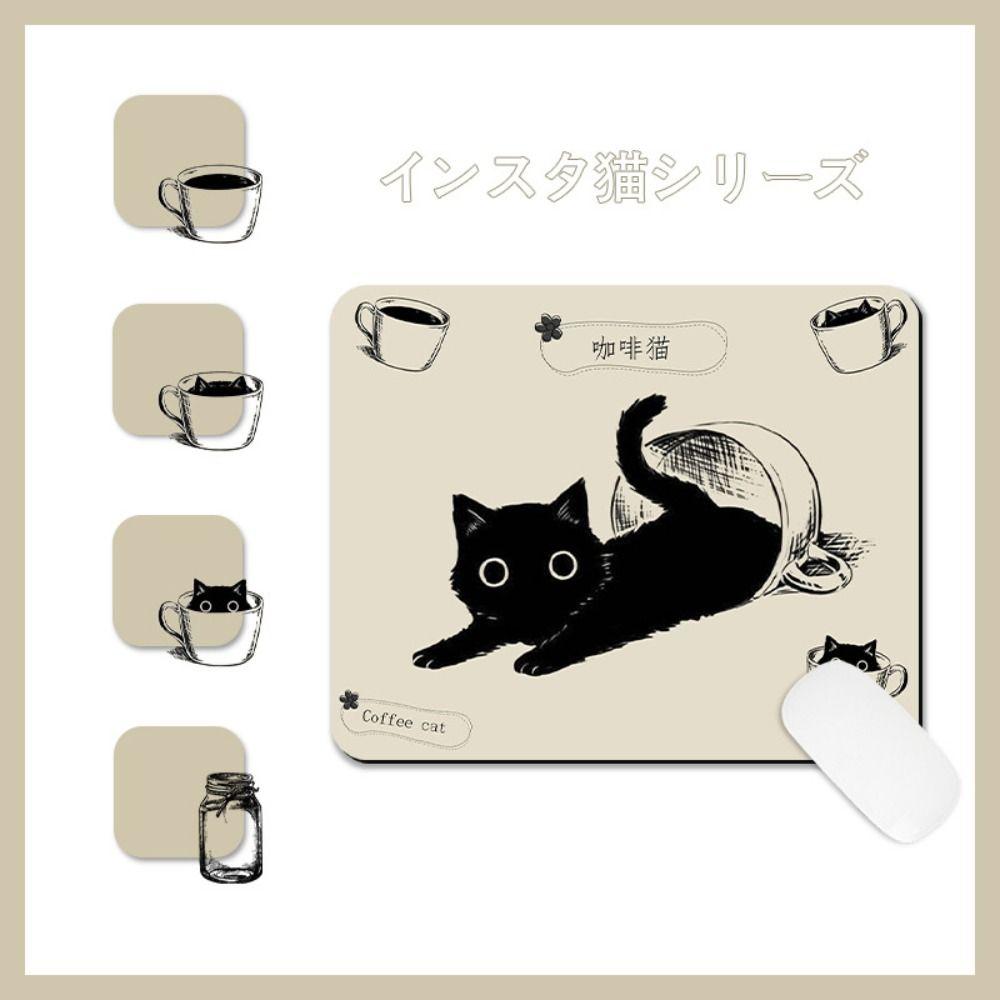 Desk Mat Waterproof Keyboard Mat Anti-Slip Cat Mouse Mat Creative Cat Mouse Pads  Girl Gifts