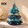 Quilting Crafts for Halloween DIY Quilted Fabric Tree Kit, Sewing Craft Decoration Adults Handmade Christmas Hanging Ornament Holiday Home Decor Step