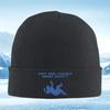 Falling Silhouette Hard Soft Words Men Women Unisex Knitted Hat Beanie Pullover Cap Winter Thermal Warm Christmas Outdoor Cyclin
