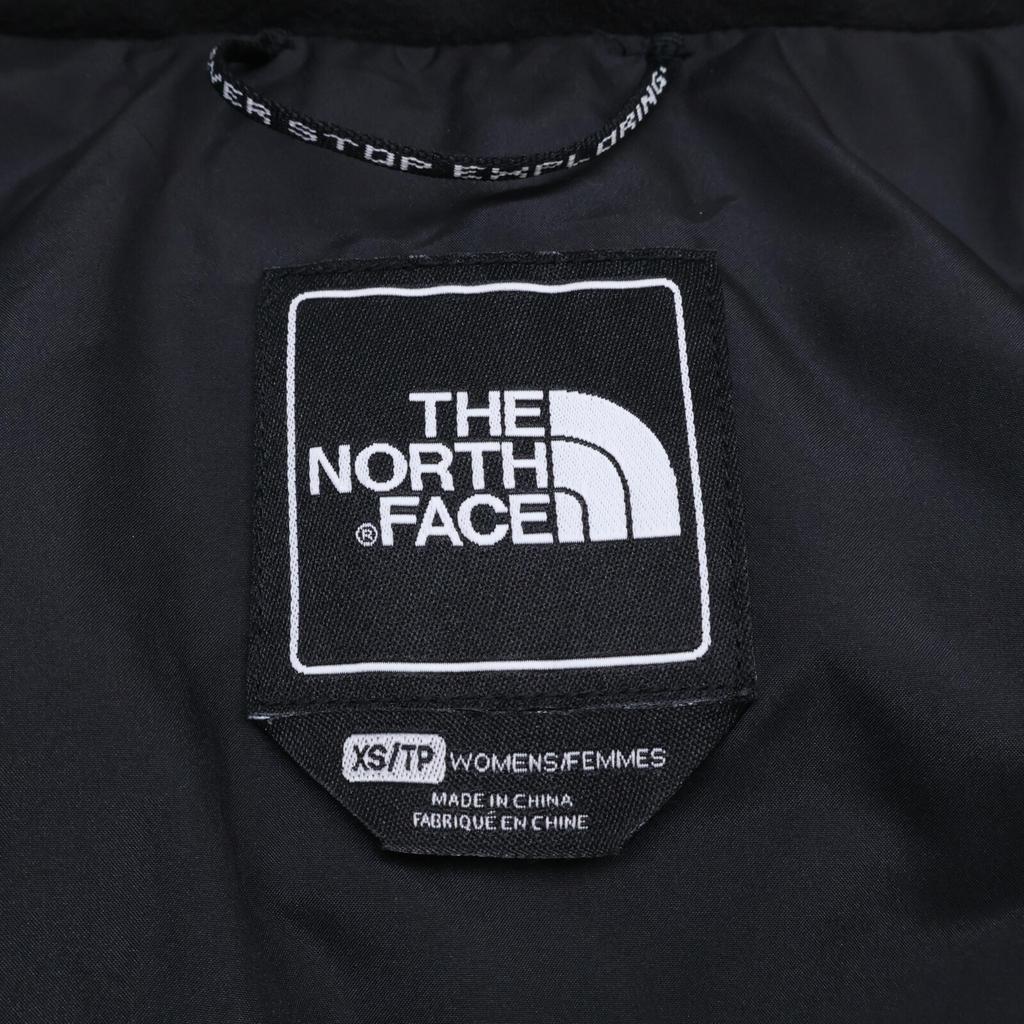 The North Face Black Hooded Quilted Long Down Coat 550 Fill Coat XS blackUsed