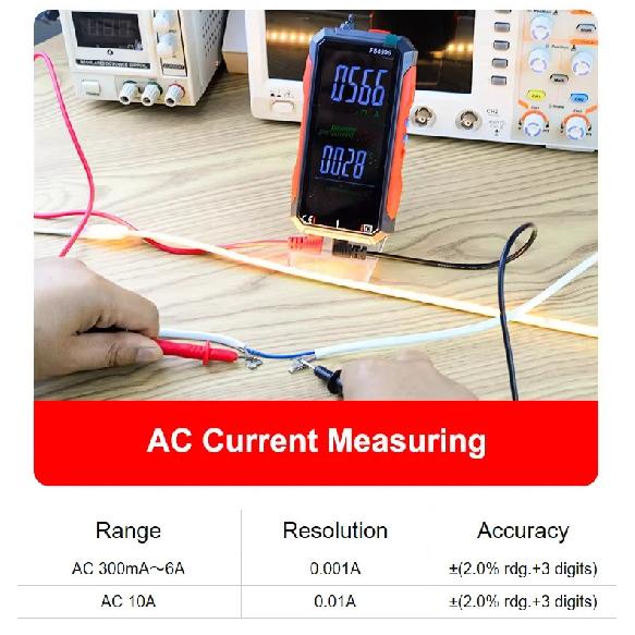 Easy to Read Easy to Operate Auto-ranging with 6000 Counts DMM Digital Multimeter Multi Tester with Voice Broadcast of Reading