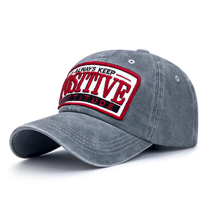 ZHENYUEQI Винтажная бейсболка с нашивкой и вышивкой, стираная Adjustable