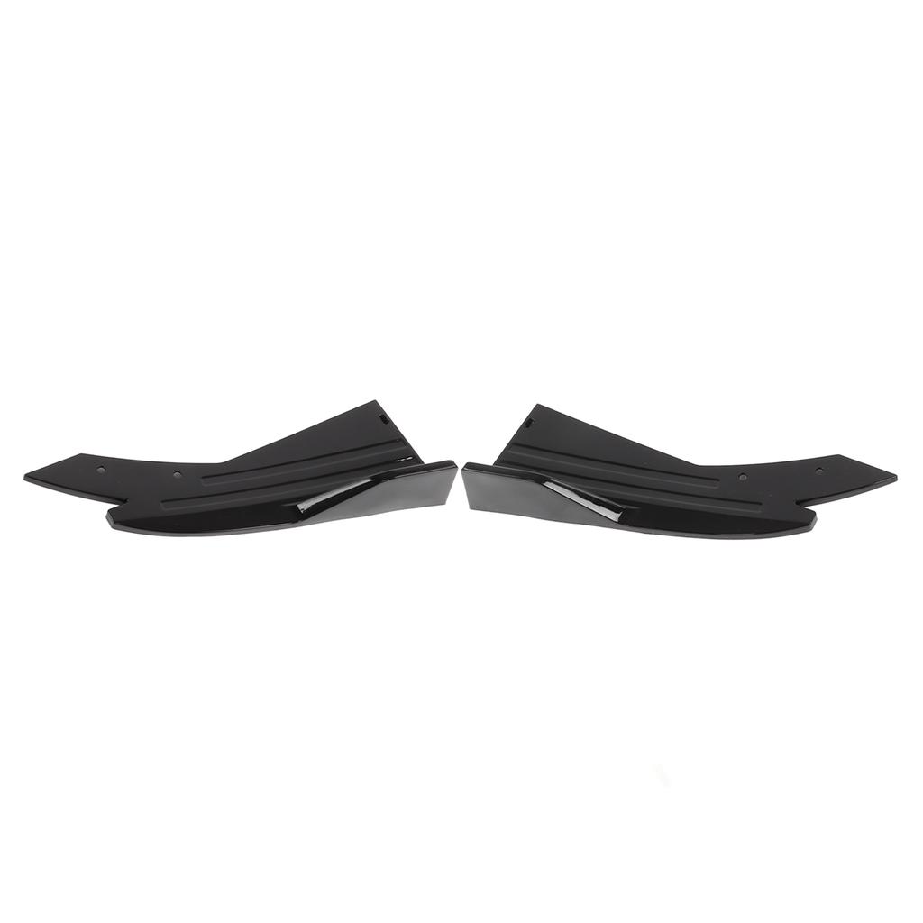 Rear Spoiler Bumper Lip Diffuser Splitter Canard Protector Side Skirt Gloss Black ABS Universal Body Kit for Cars