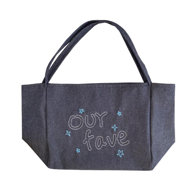 Retro Denim Shoulder Bags for Women Large Capacity Commuter Ladies Tote Handbags Letter Embroidery Female Travel Shopping Bag