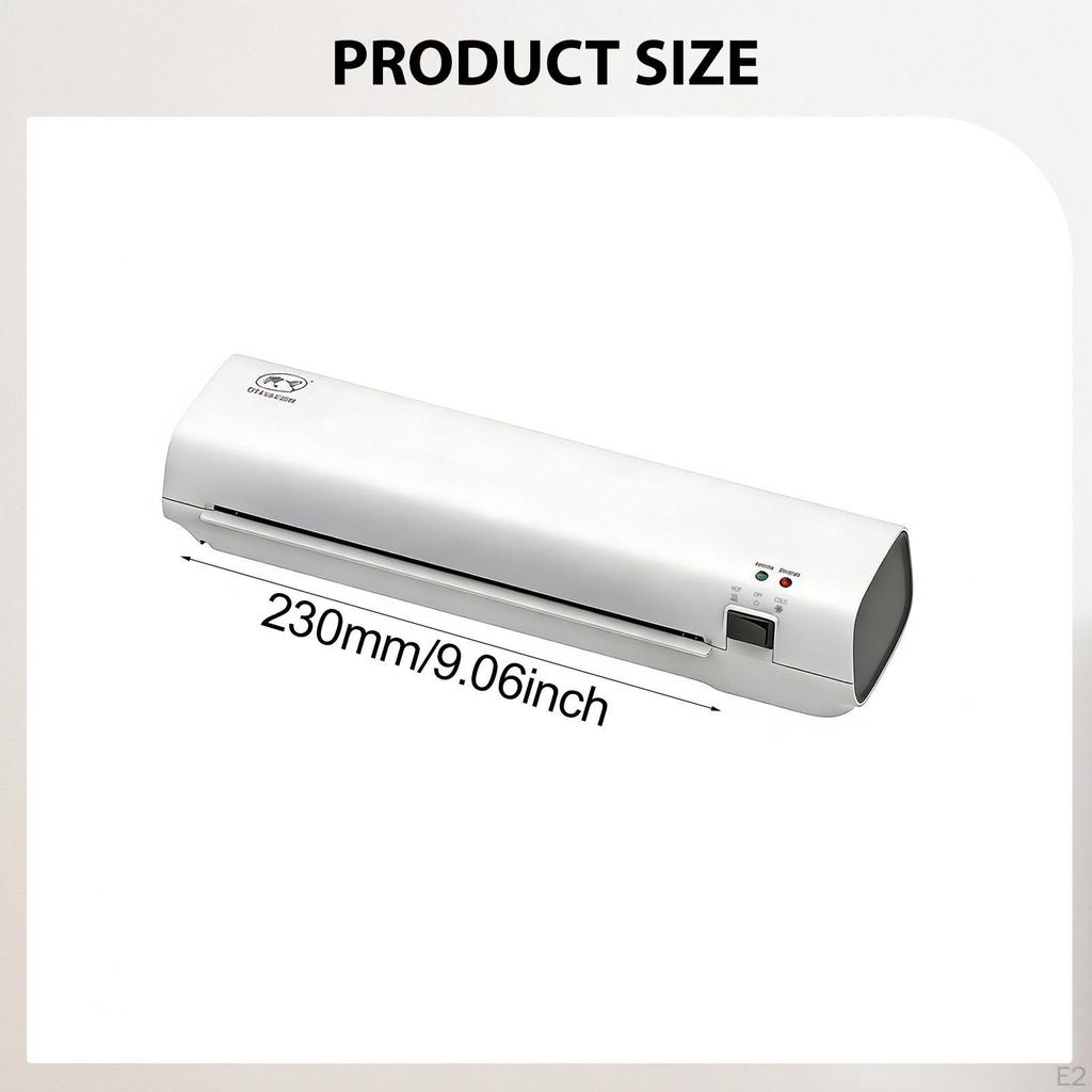 A4 Laminator Easy to Use Cold Personal for Business Home Photo