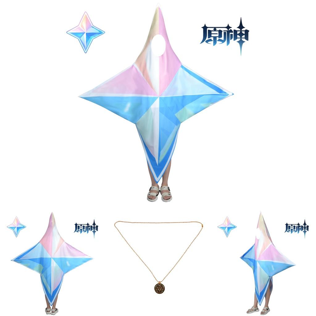 Genshin Impact Primogems Crystal Halloween Costume For Cosplay And Parties