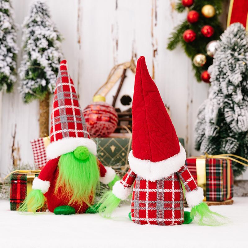 New Grinch Doll With Green Hair Adorable Christmas Decoration For Holiday Cheer