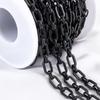 1M Black Plating Stainless Steel Square Rolo Cable Link Chain DIY Men Necklace Bracelet Chains Jewelry Making Supplies No Fade