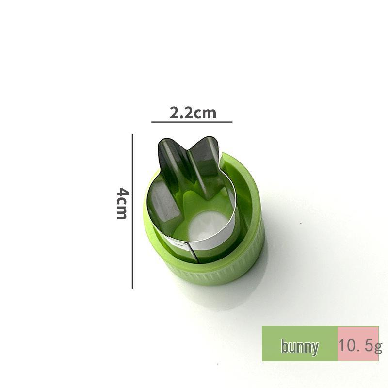 Stainless Steel Farfalle, Vegetable, Fruit, and Sausage Cutter & Cookie Wonton Stamp for Baby Food