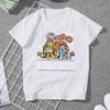 ZX Dance Your Cares Away Kawaii Girls Women TShirt Fraggle Rock 5XL Blusas Harajuku Casual Short Sleeve Vintage Oversized Tops