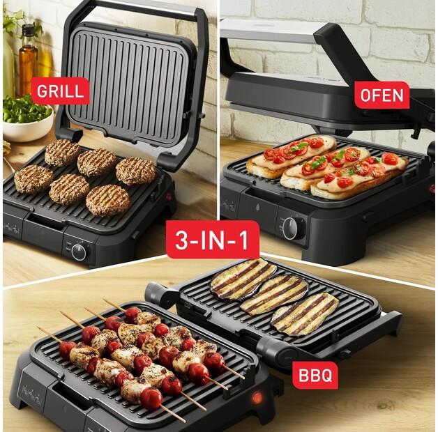 Контактный гриль Tefal GC510D SuperGrill 3 in 1 (GC510DE0)