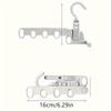 A Must-Have Travel Clothes Drying Rack, Portable and Foldable with 5 Holes, Suitable for Self-Driving Trips, Saving Space for Travel, Hotels, Dorms