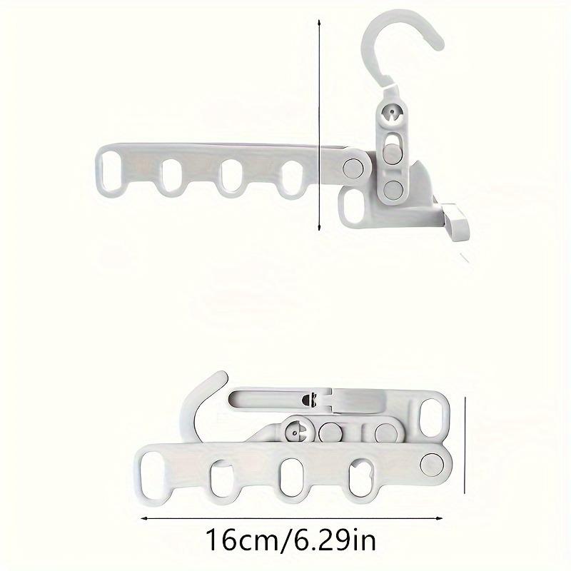 A Must-Have Travel Clothes Drying Rack, Portable and Foldable with 5 Holes, Suitable for Self-Driving Trips, Saving Space for Travel, Hotels, Dorms