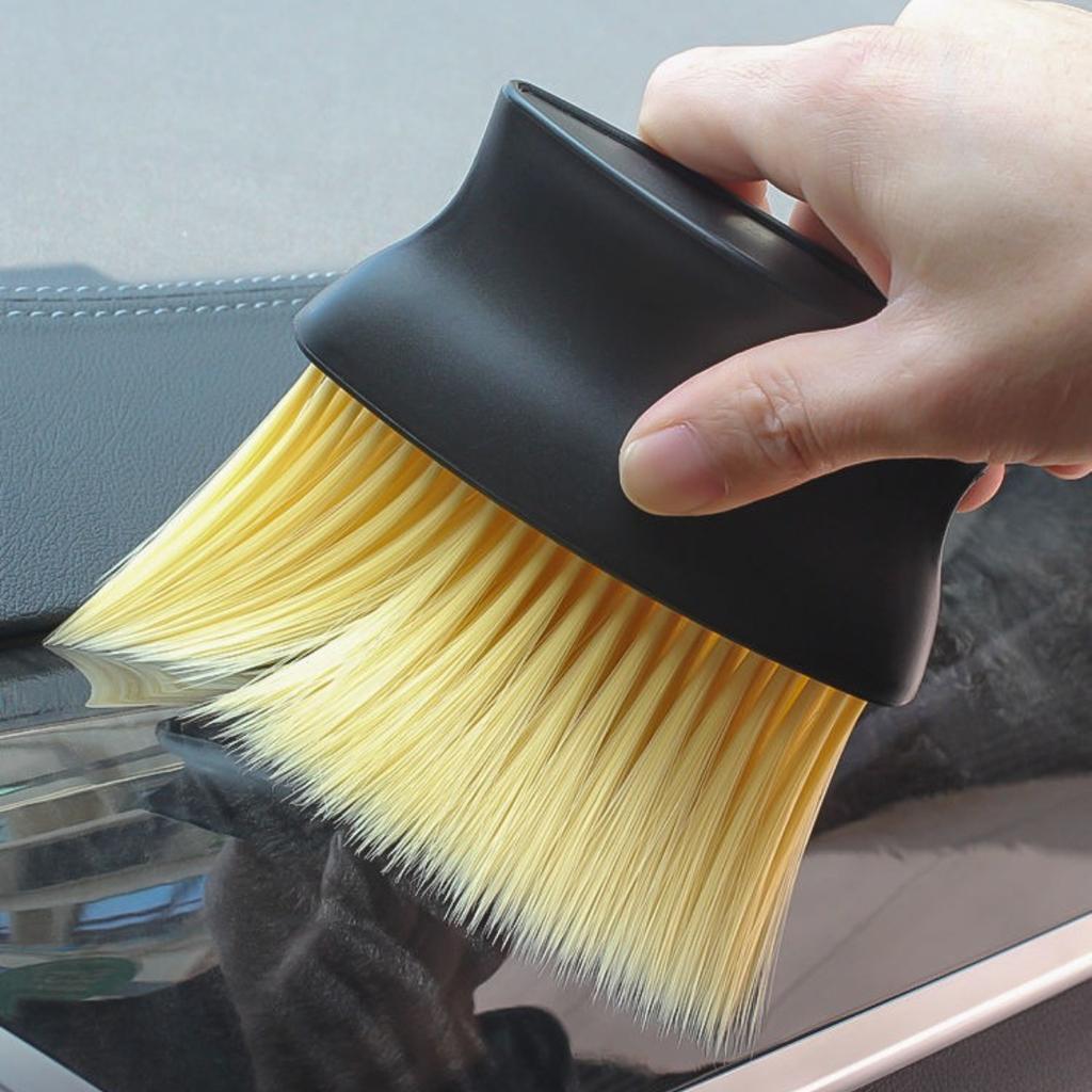 Air Conditioner Outlet Dust Removal Brush Car Wash Dust Artifact Cleaning Tool Soft Brush Uses For Car Supplies