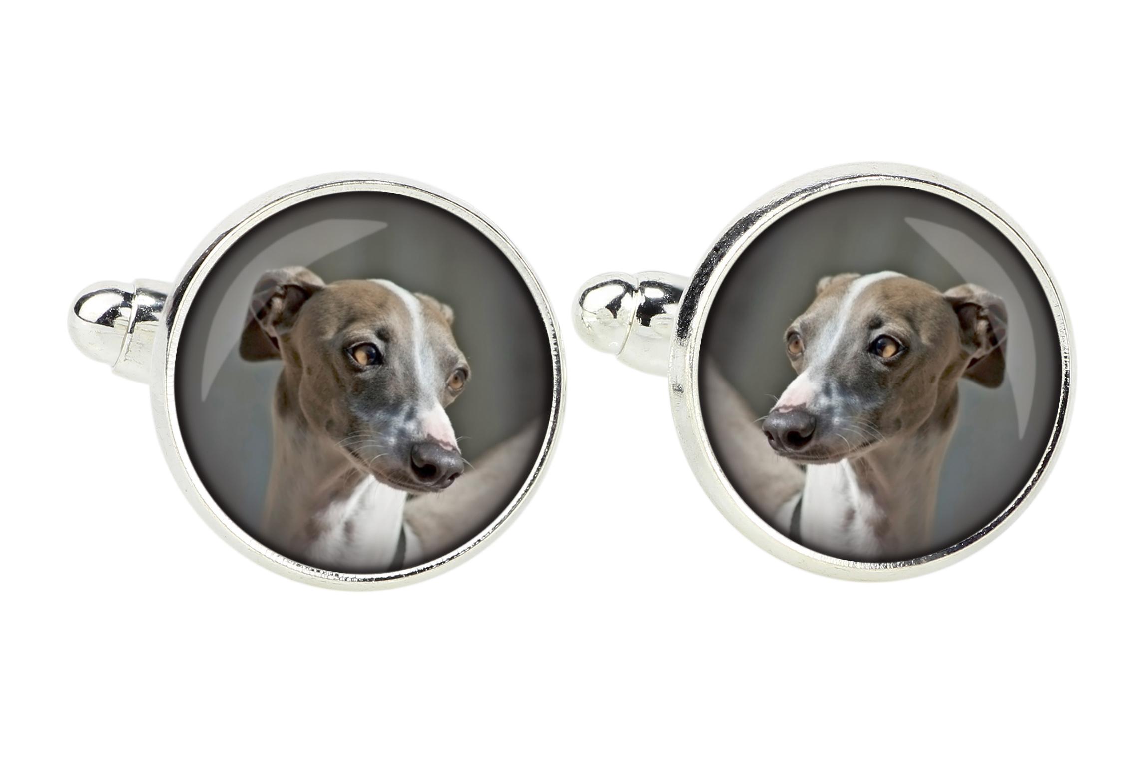 

Italian Greyhound, Italian Sighthound - cufflinks, a shirt accessory, a shirt pendant from the Art-Dog brand срібний