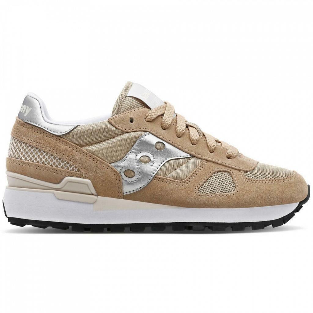 Women's Saucony Shadow Original Sneakers In Tan/silver