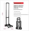 Lightweight Folding Shopping Cart - Compact Hand Trolley for Groceries and Luggage
