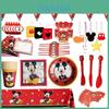 Suprimentos para Festa Temática do Mickey Mouse Para Celebrações de Aniversário Alegres e Festivas