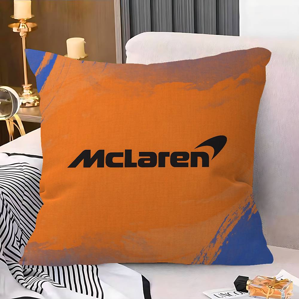 Funda de Almohada Decorativa Estética de Habitación con Logo M-McLaren Decoración del Hogar Dormitorio Cama Sofá Funda de Cojín 45x45