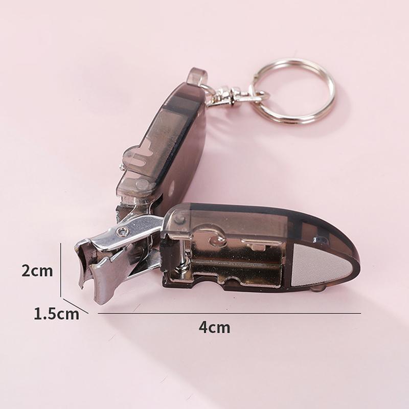 Mini Folded Nail Clipper Wide Jaw Opening Portable Outdoor Camp Multi Manicure Nail Scissors Tool