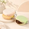 Waterproof Silicone Pet Treat Pouch Soft & Flexible Smooth Zipper Outdoor Dog Food Holder Shockproof Portable Pet Snack Pouch