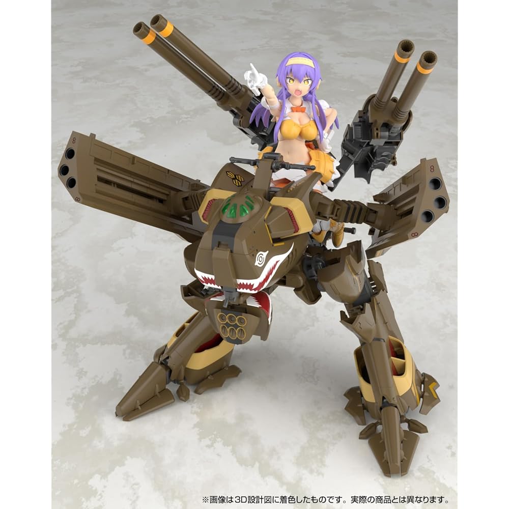 Aoshima V.F.G. No.MC-20 Macross F VB-6 Konig Monster Non-Scale Color-Coded Plastic Model Kit