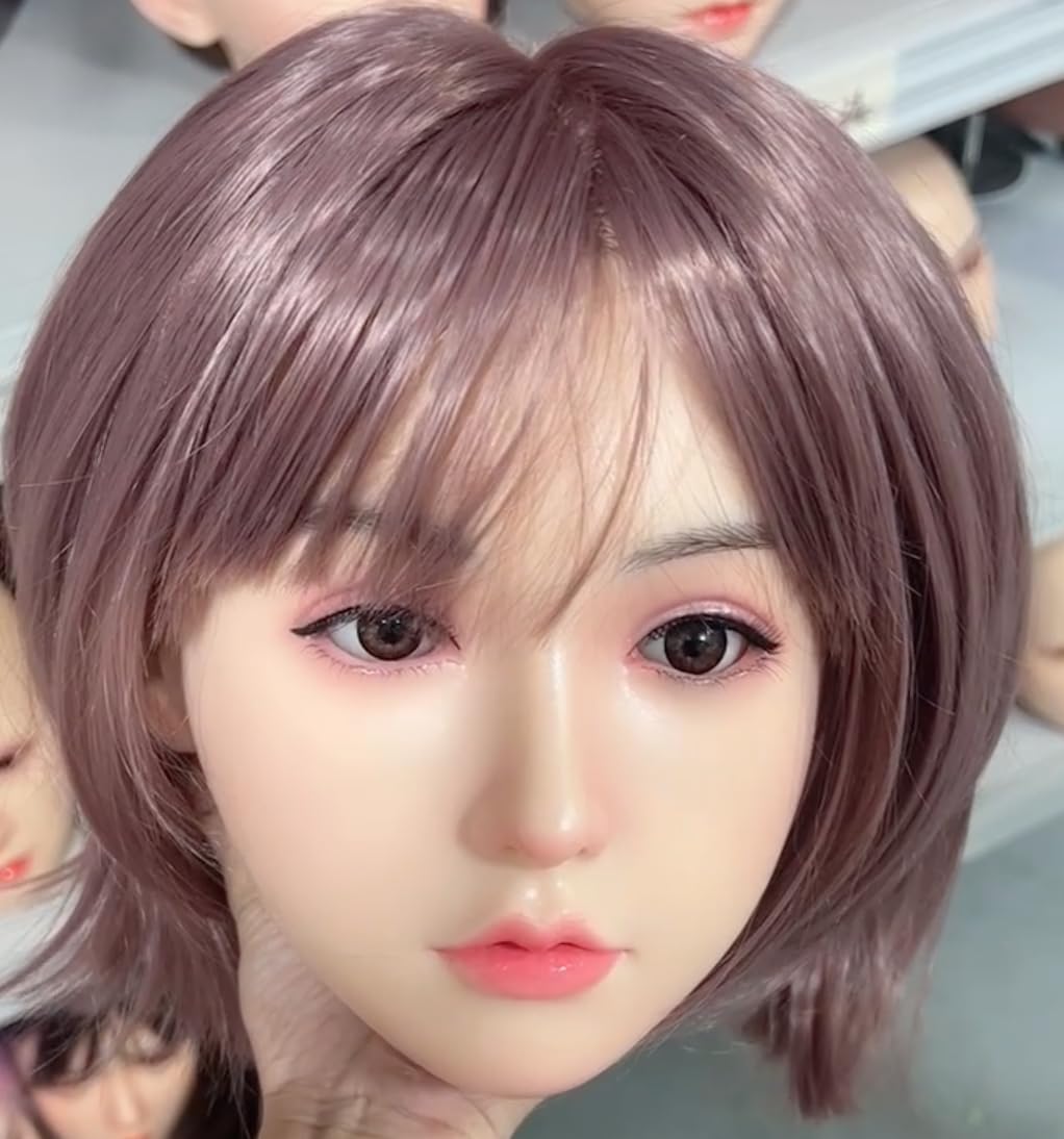 

Single figure head silicone head Head only Wig type 2 types of connection methods Wig type number 100% GJ-055