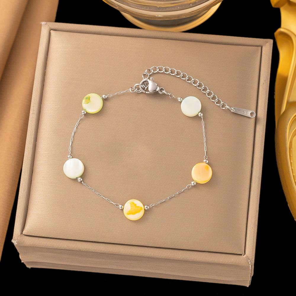 Summer New Temperament Versatile Baroque Pearl Necklace Women's Natural Stone Necklace Women's Simple and Advanced Sense