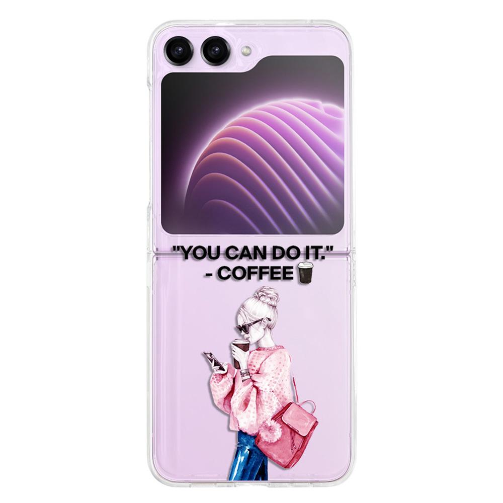 

Hard PC Phone Case for Samsung Galaxy Z Flip5 5G Pattern Printing Protective Phone Cover Z13