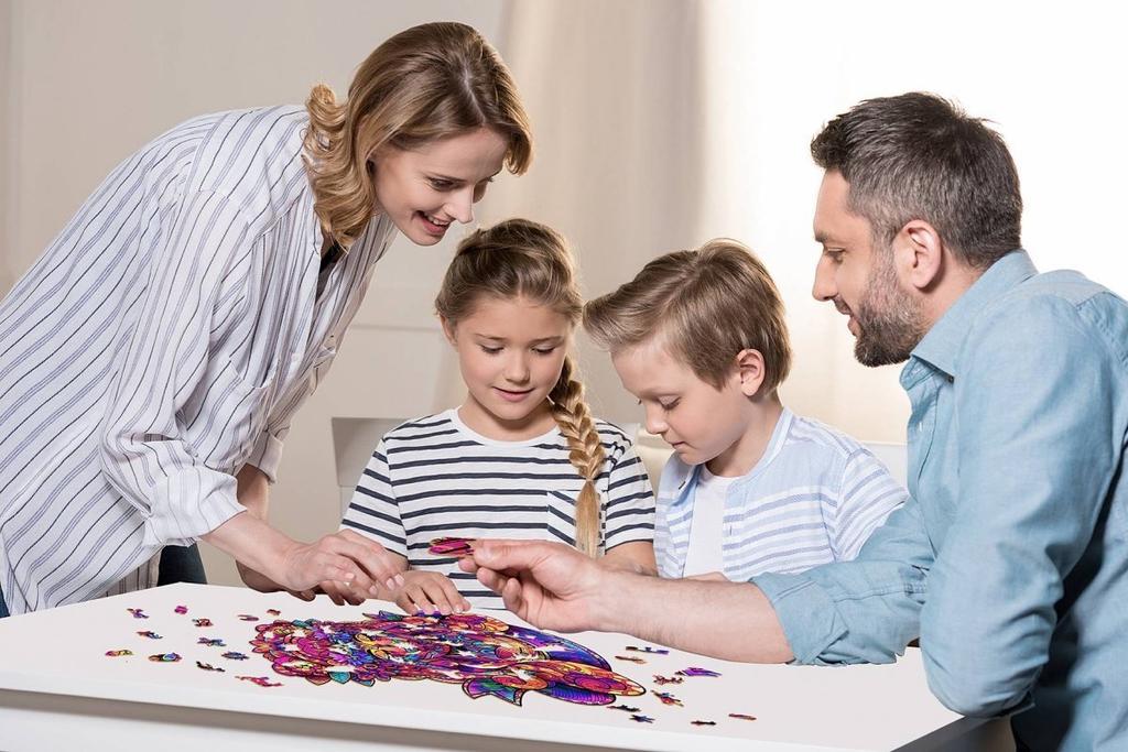 Puzzle drewniane drzewo życia s
