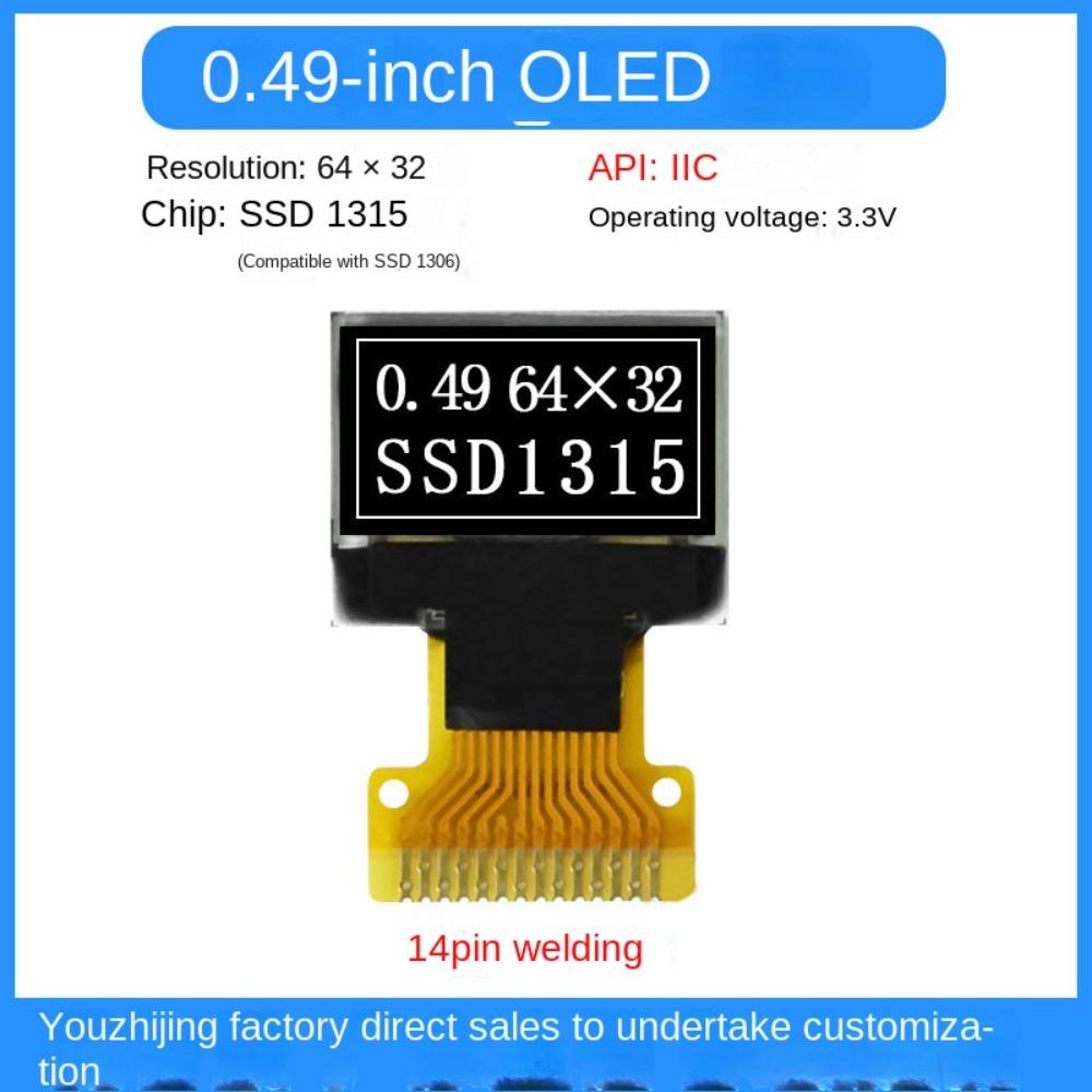 

IPS OLED Screen Board 0.49 inch OLED LCD Display Module usable OLED Screen Display