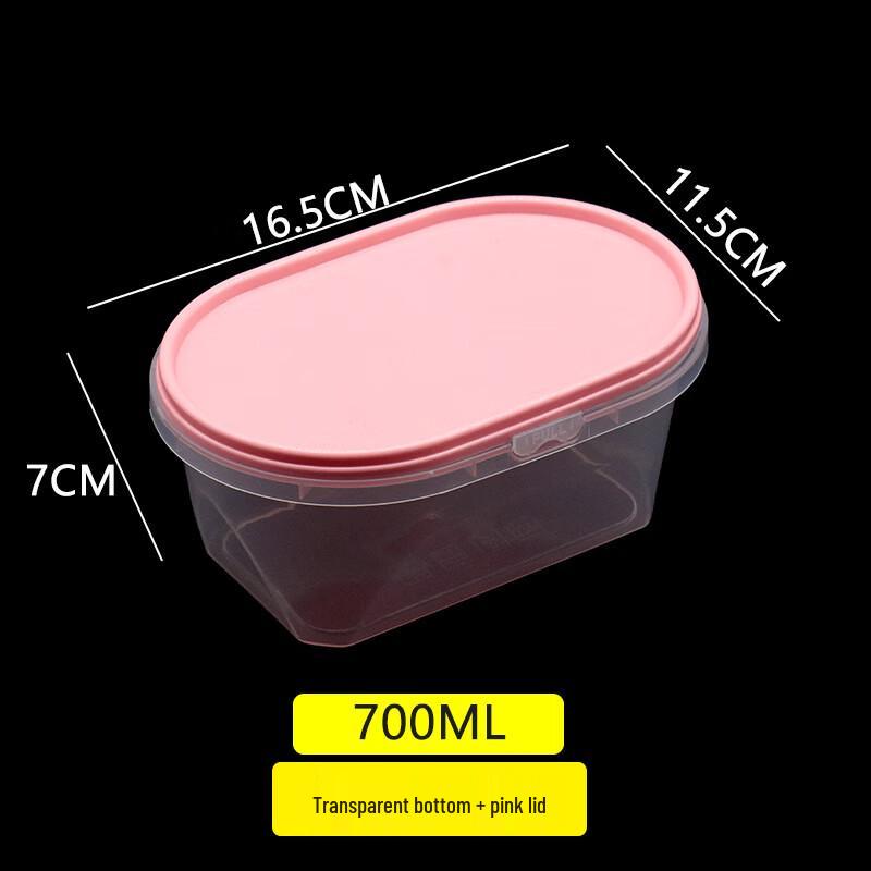 Disposable Plastic Round Fruit Salad Containers