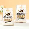 Graduation Decorations Gift Bags Black Gold Class of 2025 Grad Supplies Candy Biscuit Baking Gift Wrapping Favor Bag